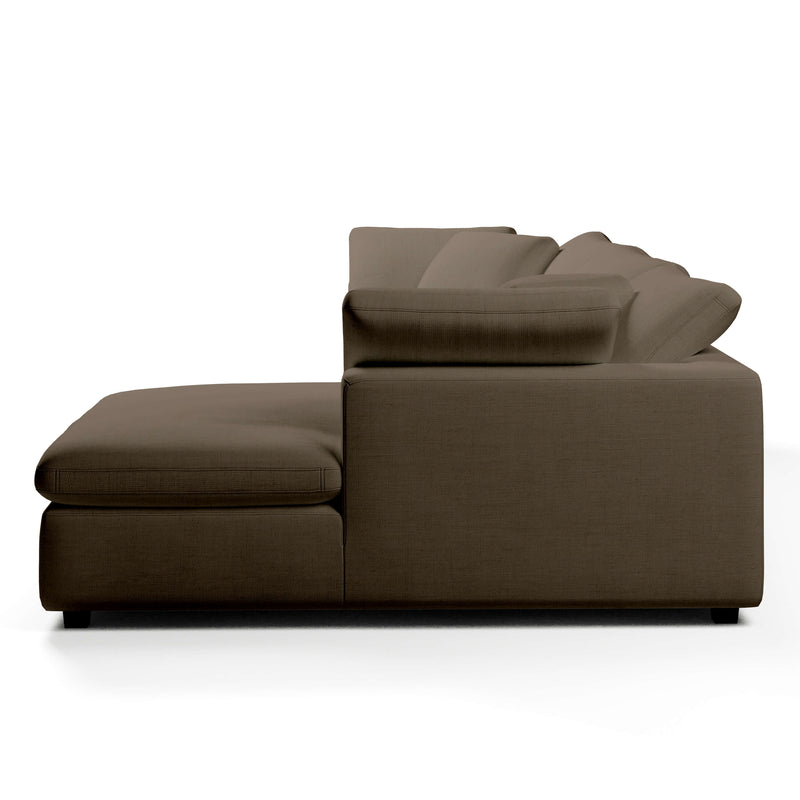 White Chaise Sofa | Modular 3 Seater Sofa | Couch Haus