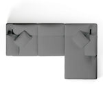 White Chaise Sofa | Modular 3 Seater Sofa | Couch Haus