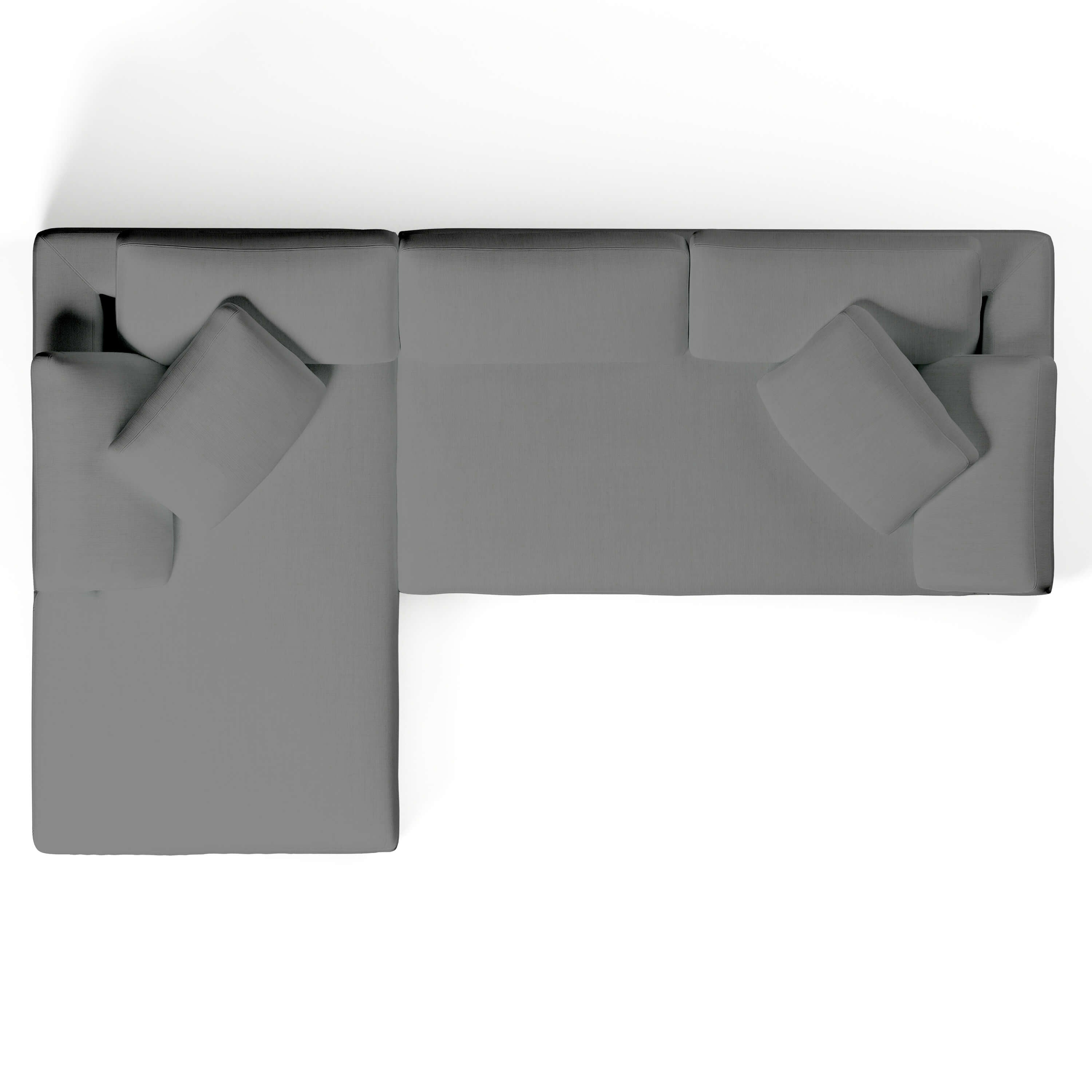3 Seater Sofa with Chaise | Left-Arm Chaise Bench | Couch Haus