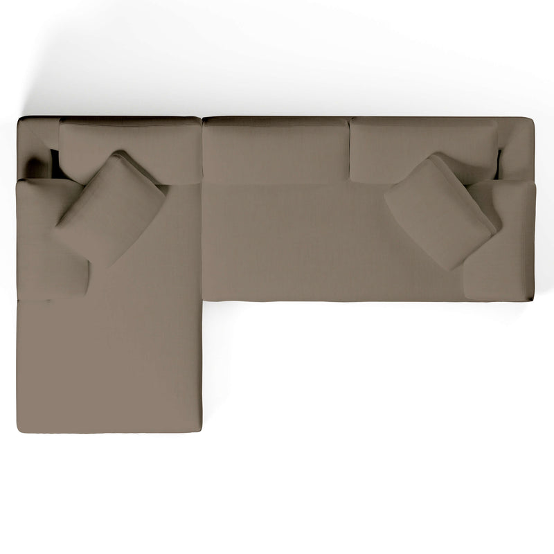 3 Seater Sofa with Chaise | Left-Arm Chaise Bench | Couch Haus