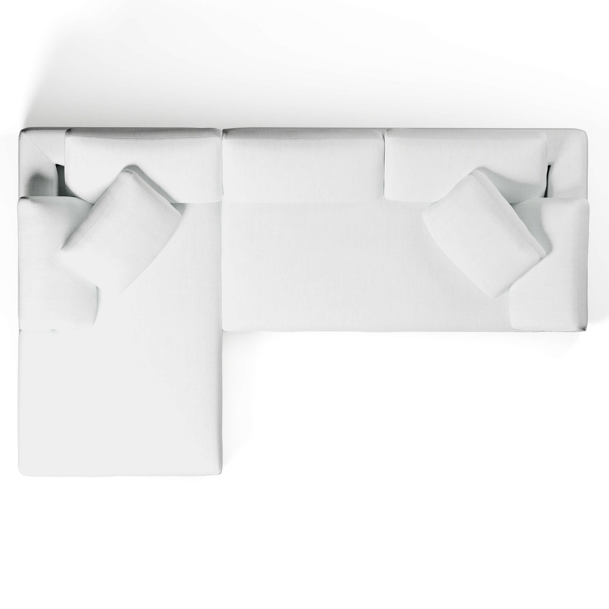 3 Seater Sofa with Chaise | Left-Arm Chaise Bench | Couch Haus