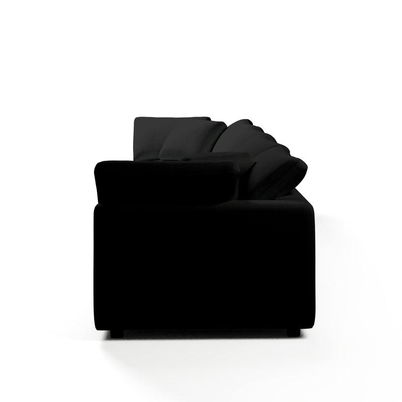 Comfy Modular Sofa - 4-Seater Sofa with Ottoman