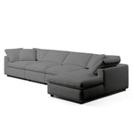 Comfy Modular Sofa - 4-Seater Chaise Sectional - Right Hand Facing