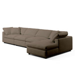 Comfy Modular Sofa - 4-Seater Chaise Sectional - Right Hand Facing