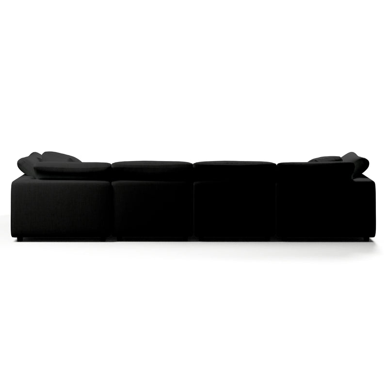 Comfy Modular Sofa - 4-Seater Chaise Sectional - Right Hand Facing