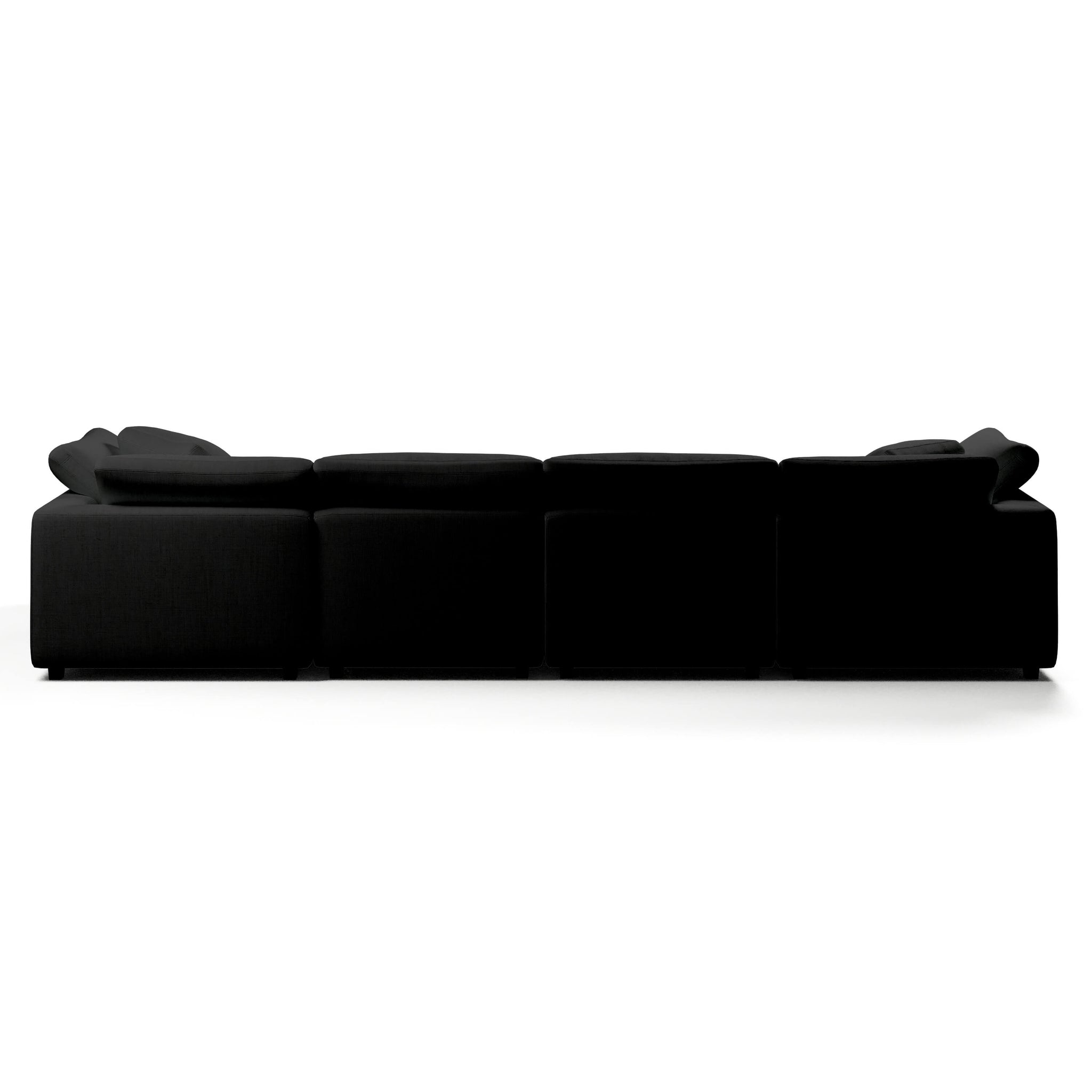 Comfy Modular Sofa - 4-Seater Chaise Sectional - Right Hand Facing