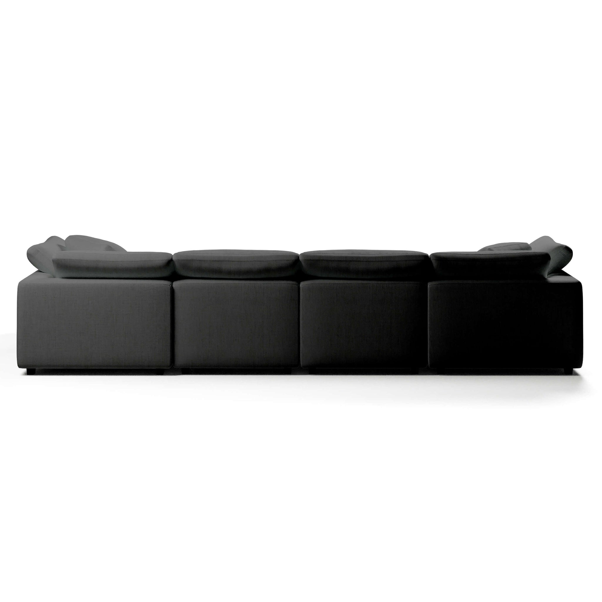 Comfy Modular Sofa - 4-Seater Chaise Sectional - Right Hand Facing