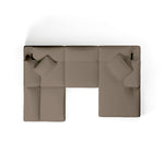 Comfy Modular Sofa - 4-Seater Chaise Sectional - Right Hand Facing