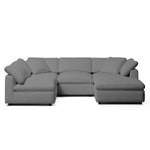 Comfy Modular Sofa - 4-Seater Chaise Sectional - Right Hand Facing