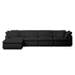 Comfy Modular Sofa - 4-Seater Chaise Sectional - Left Hand Facing