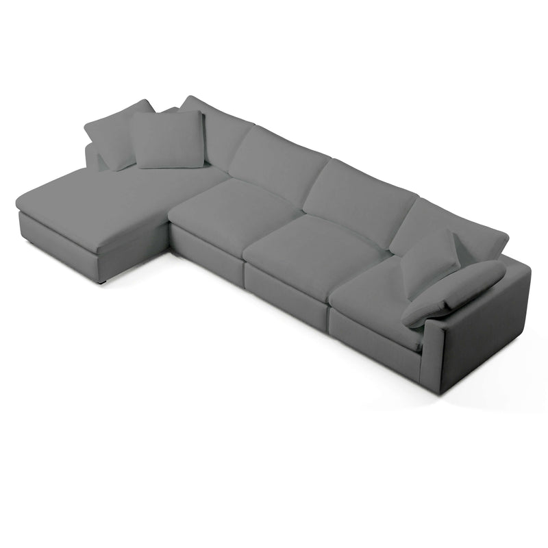 Chaise Sectional Modular Sofa | Left Hand Facing Sofa | Couch Haus