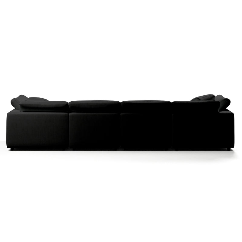 Comfy Modular Sofa - 4-Seater Chaise U-Sectional