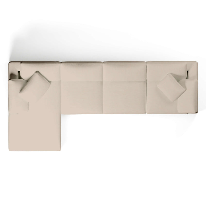 Chaise Sectional Modular Sofa | Left Hand Facing Sofa | Couch Haus