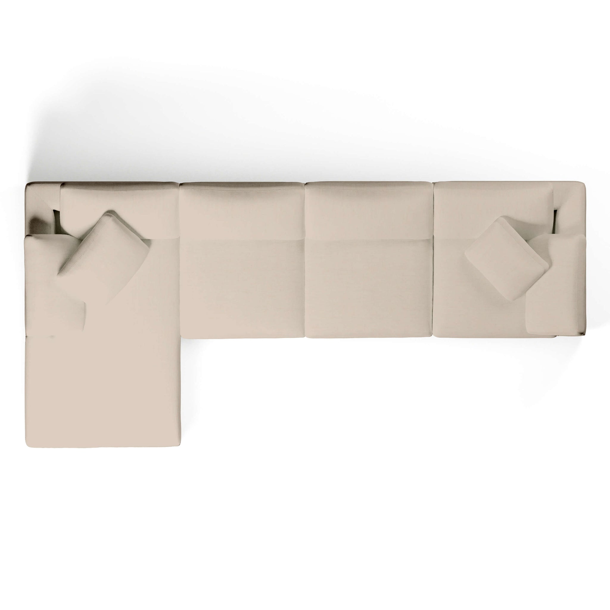 Chaise Sectional Modular Sofa | Left Hand Facing Sofa | Couch Haus