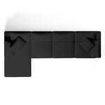 Comfy Modular Sofa - 4-Seater Chaise Sectional - Left Hand Facing