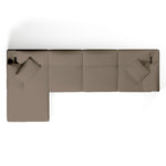 Comfy Modular Sofa - 4-Seater Chaise Sectional - Left Hand Facing
