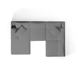 Chaise Sectional Modular Sofa | Left Hand Facing Sofa | Couch Haus