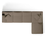 Comfy Modular Sofa - 4-Seater L-Sectional & Ottoman