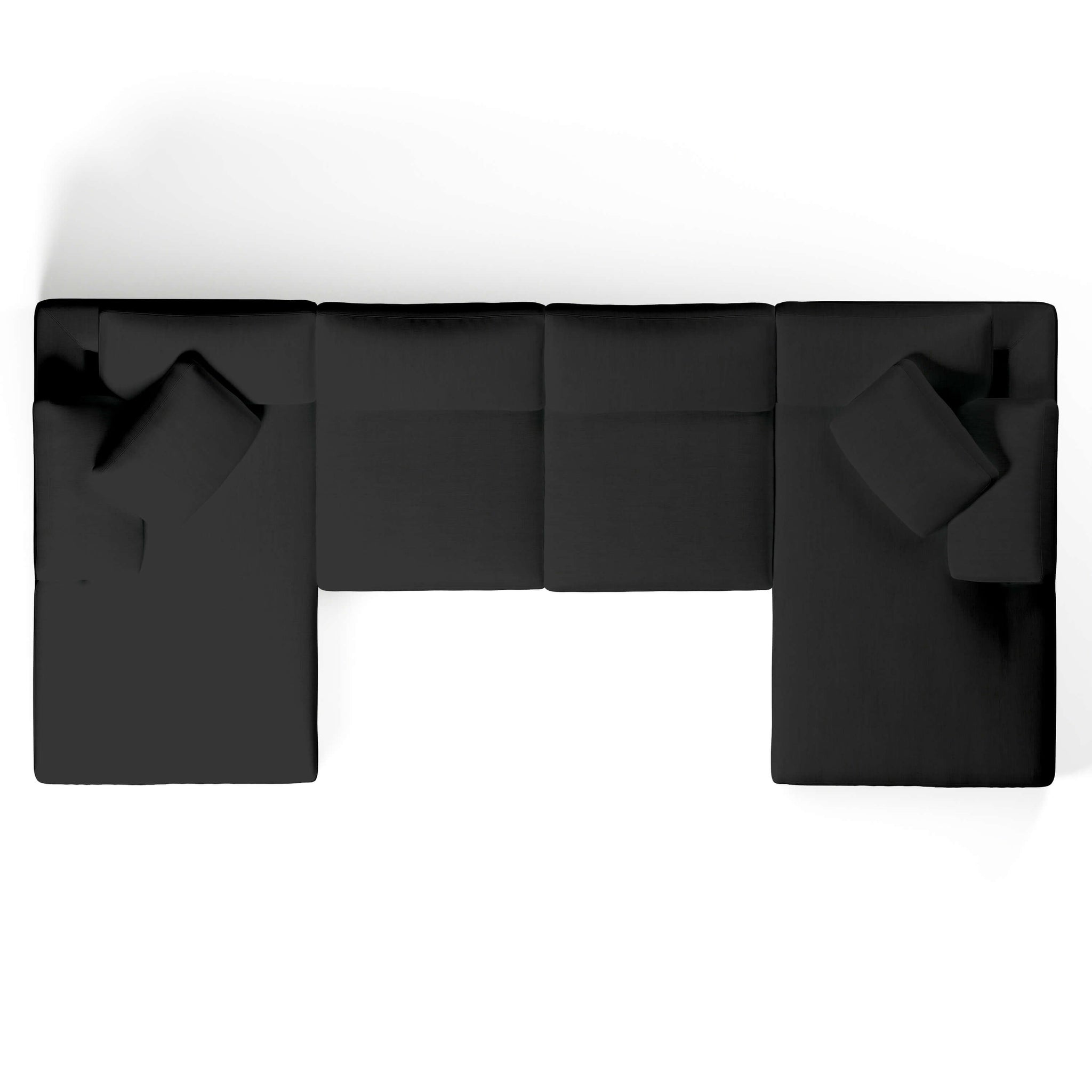 Comfy Modular Sofa - 4-Seater Chaise U-Sectional