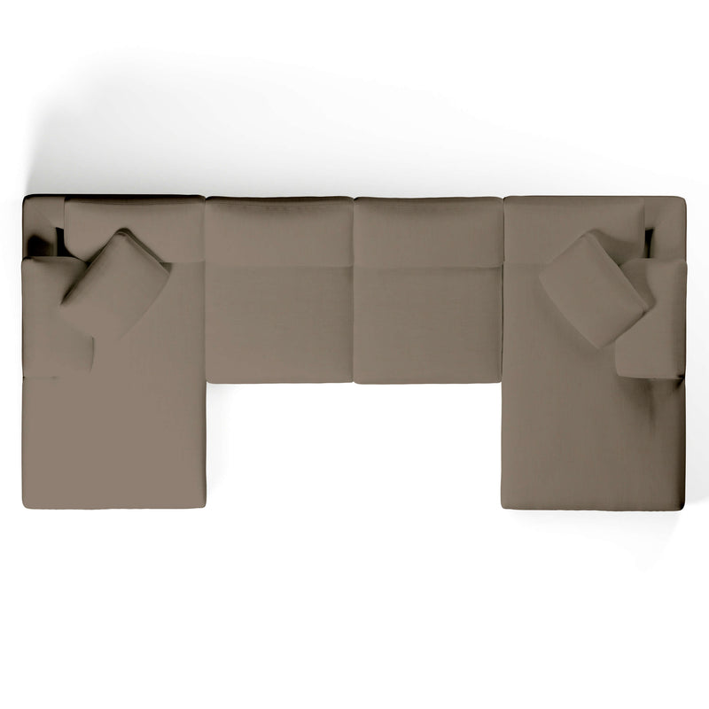 Modular Chaise Sofa | 4-Seater Chaise Sofa | Couch Haus
