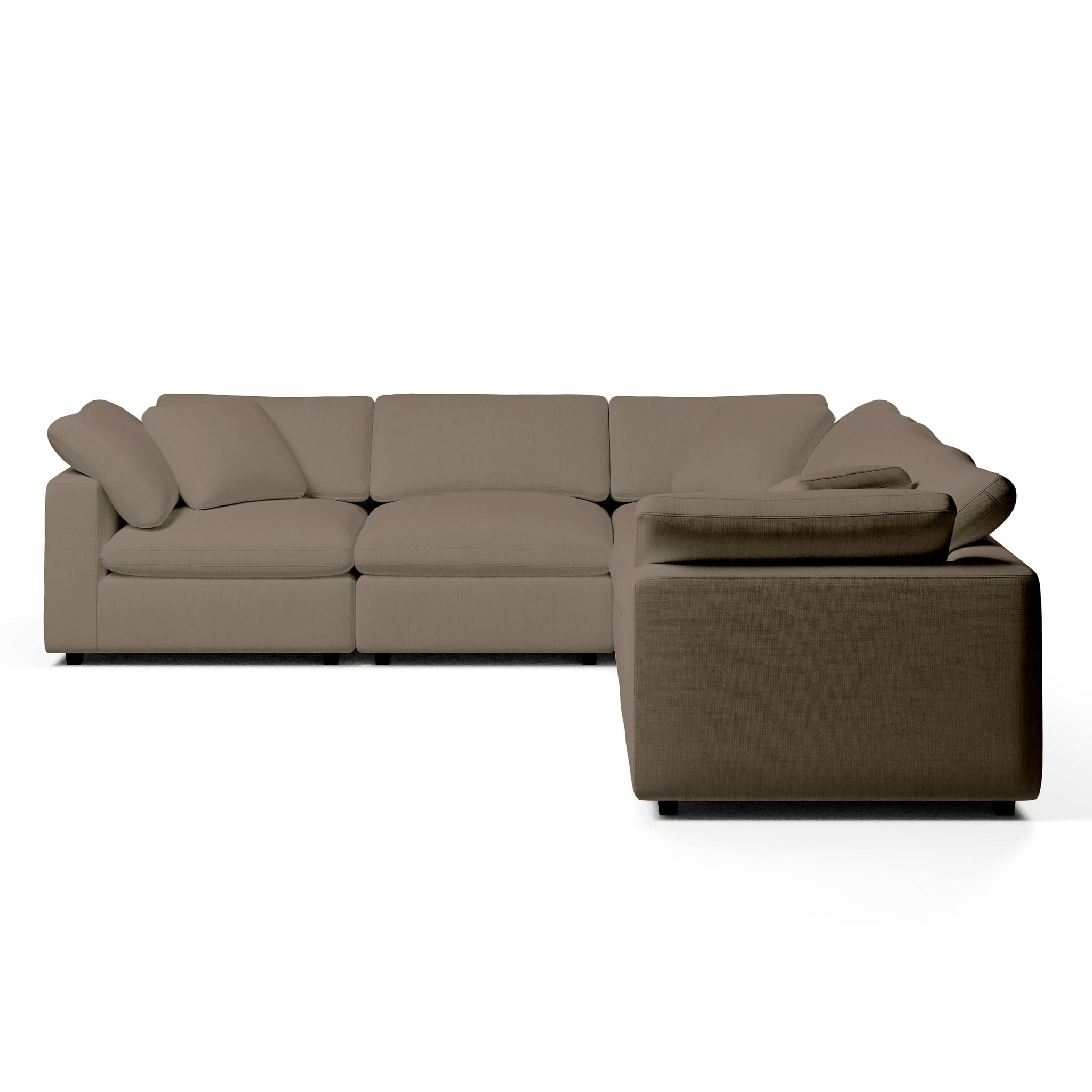 Comfy Modular Sofa - 5-Seater Modular L-Sectional