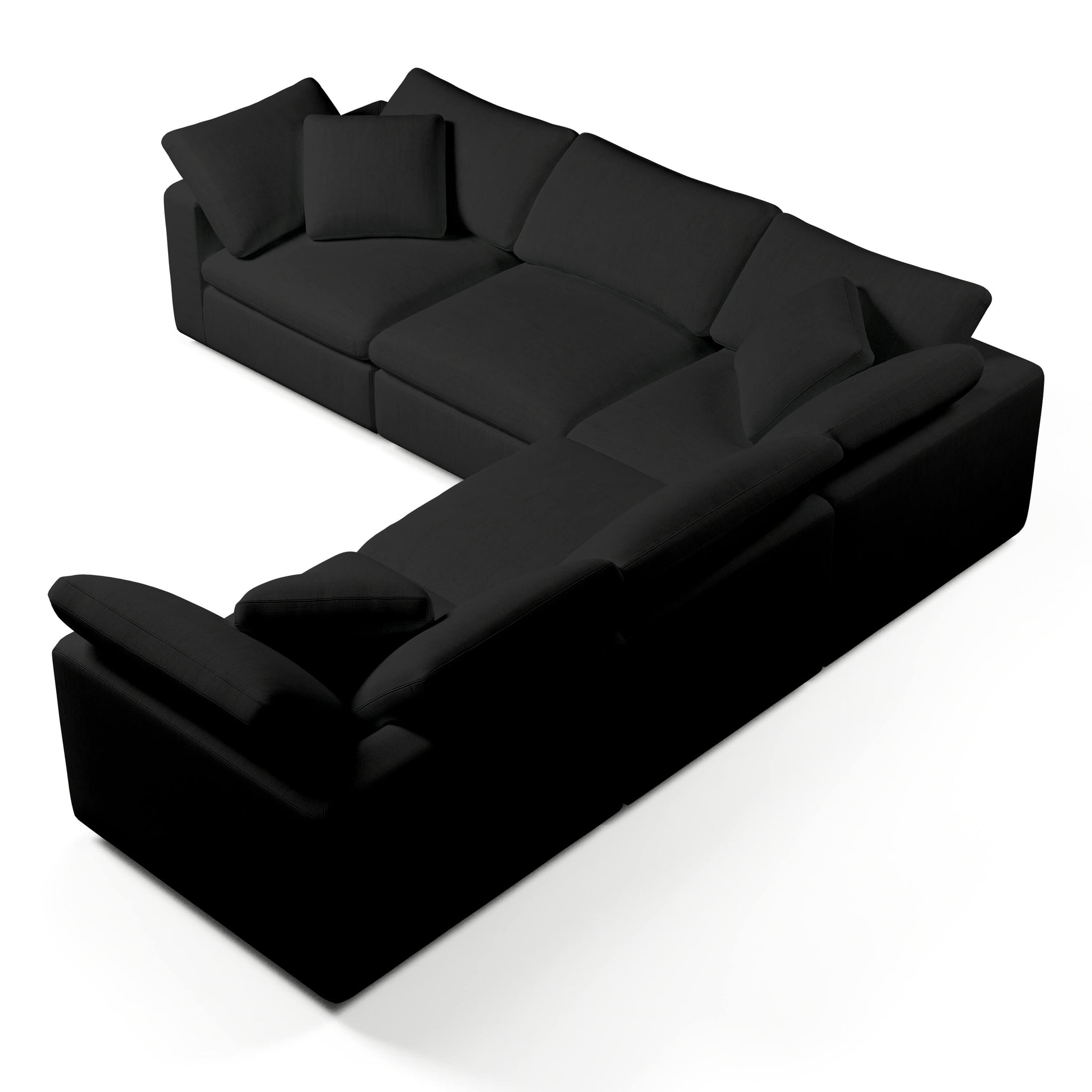 Comfy Modular Sofa - 5-Seater Modular L-Sectional