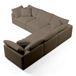 Comfy Modular Sofa - 5-Seater Modular L-Sectional
