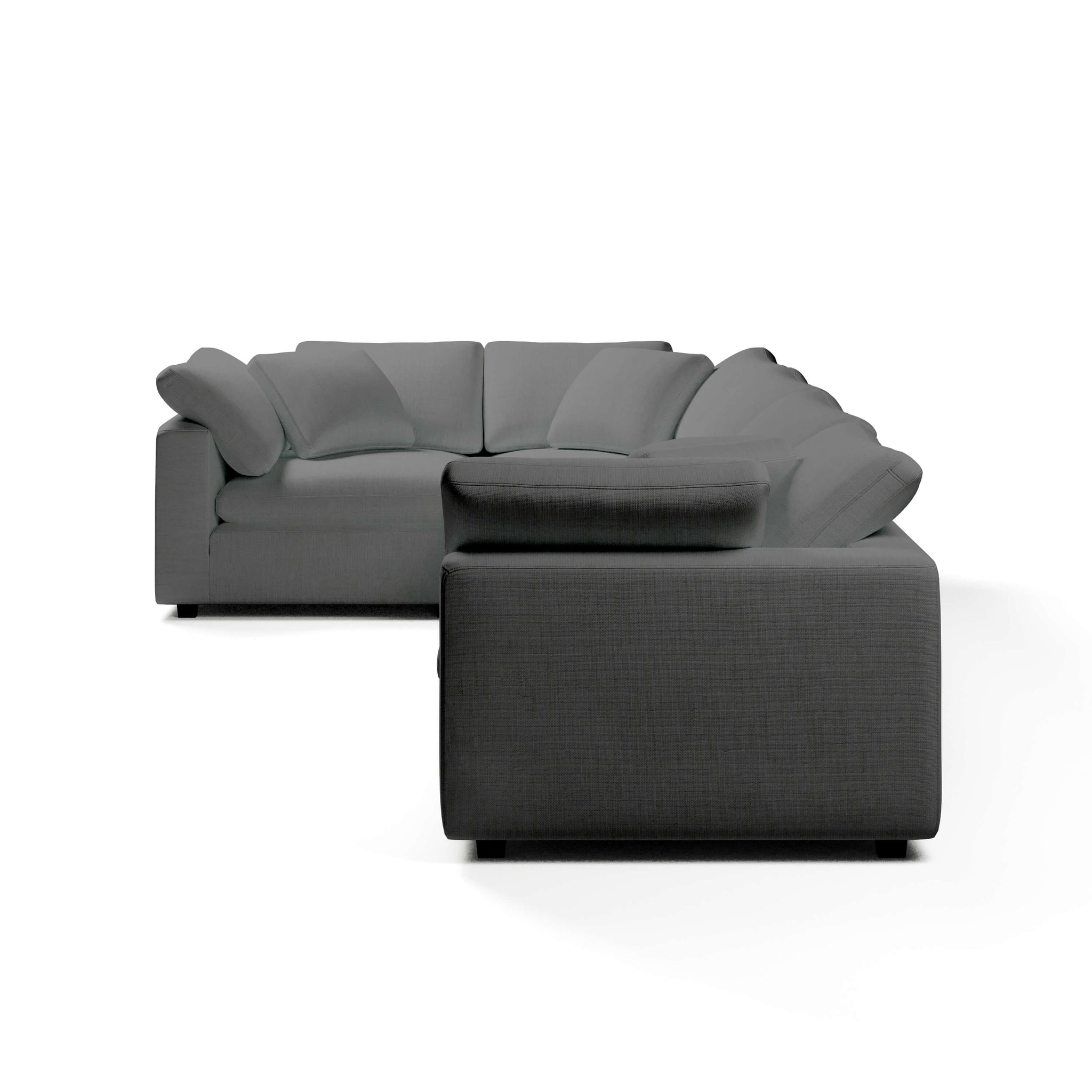 Comfy Modular Sofa - 5-Seater Modular L-Sectional