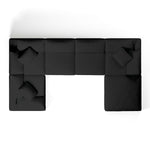 Comfy Modular Sofa - 5-Seater & Ottoman