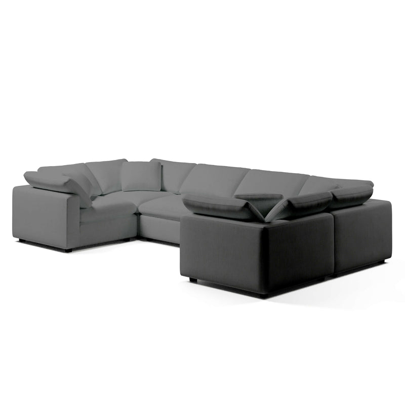 U-Shaped Modular Sofa | Soft Modular Sofa | Couch Haus