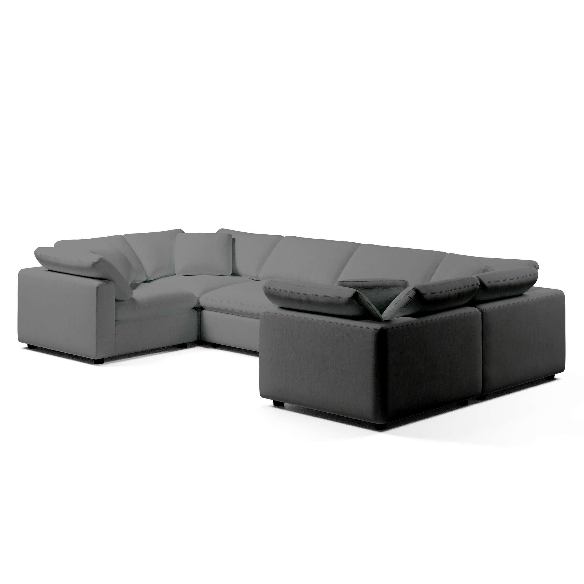 U-Shaped Modular Sofa | Soft Modular Sofa | Couch Haus