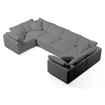 U-Shaped Modular Sofa | Soft Modular Sofa | Couch Haus
