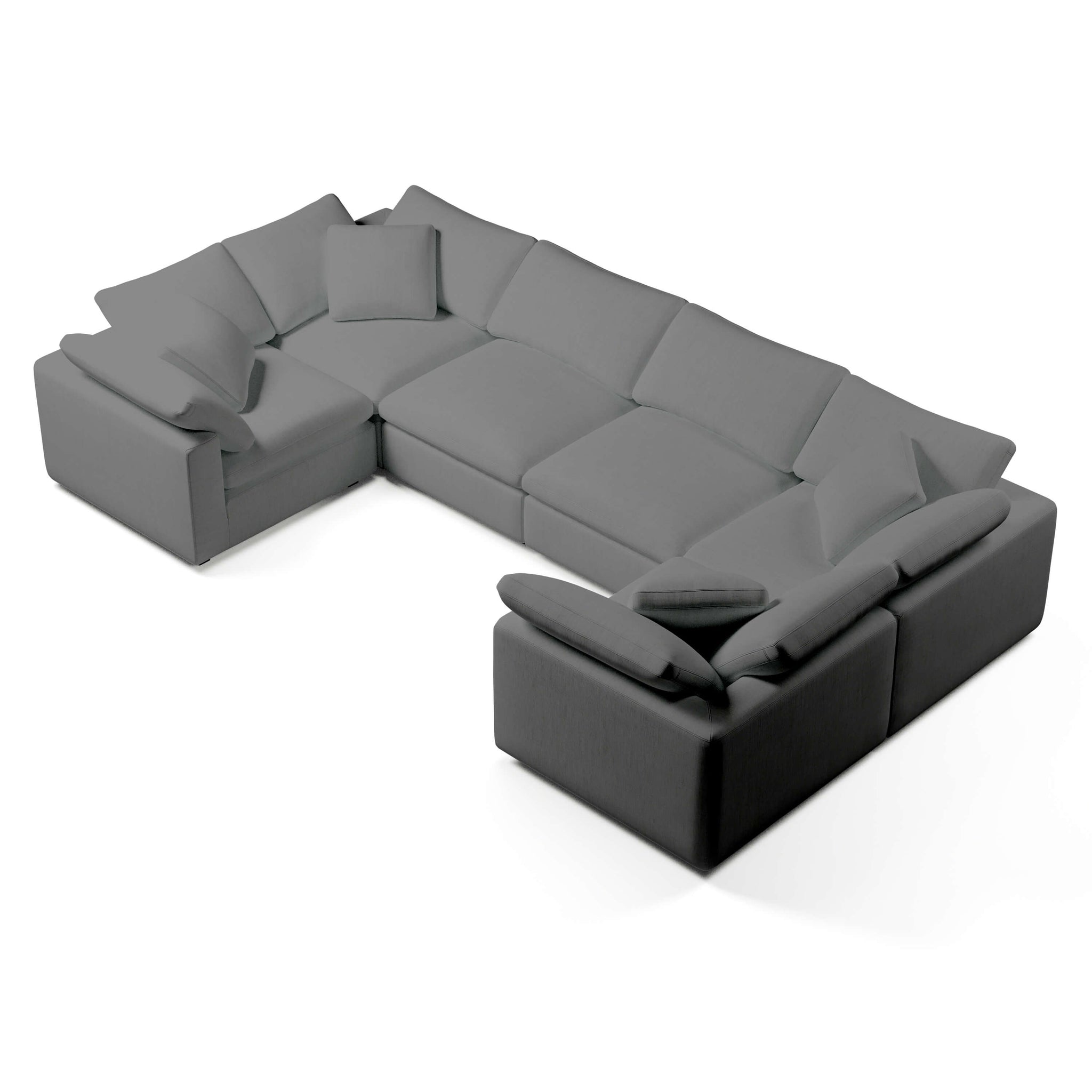 U-Shaped Modular Sofa | Soft Modular Sofa | Couch Haus