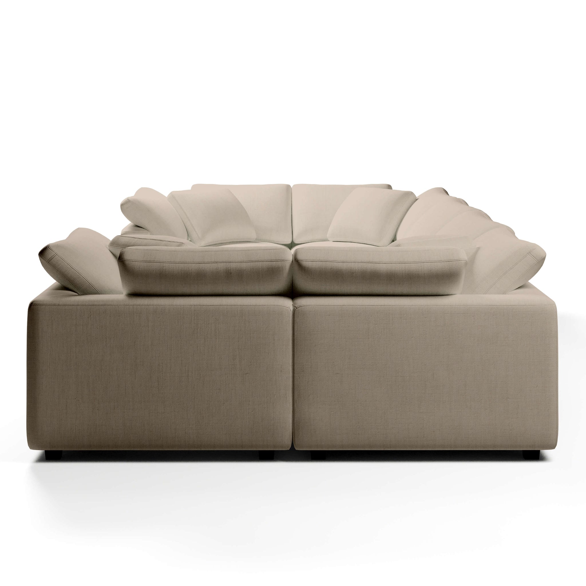 U-Shaped Modular Sofa | Soft Modular Sofa | Couch Haus