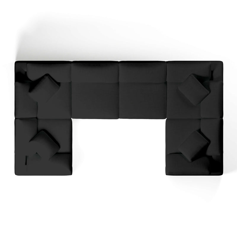 Comfy Modular Sofa - 6-Seater U-Sectional