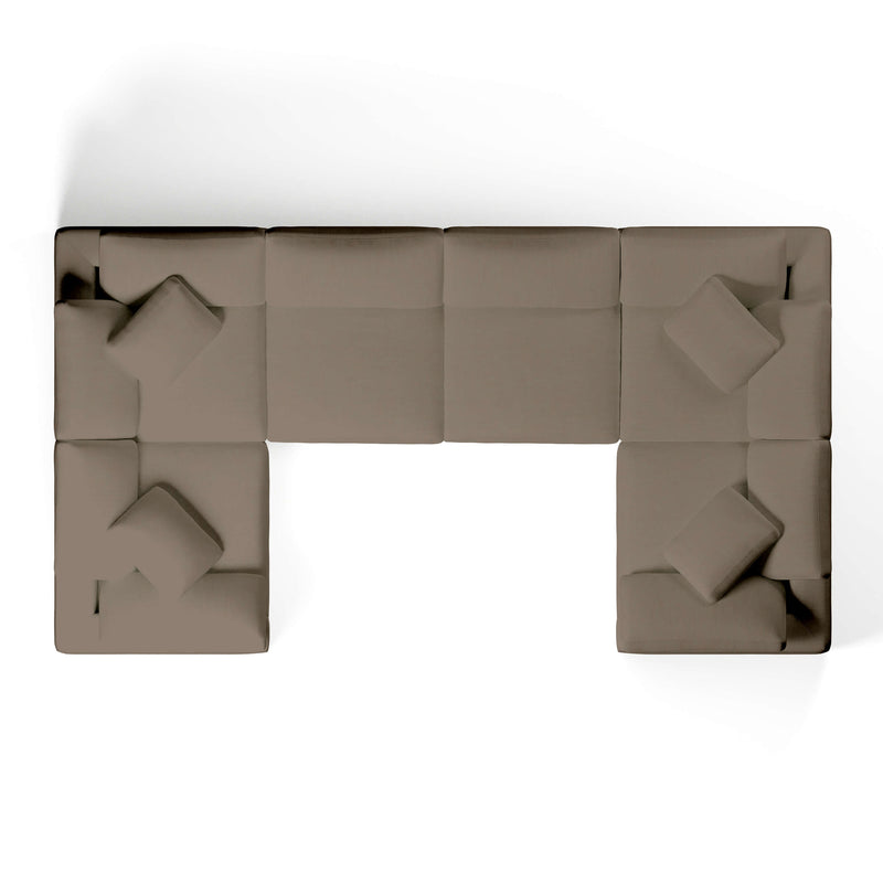 U-Shaped Modular Sofa | Soft Modular Sofa | Couch Haus