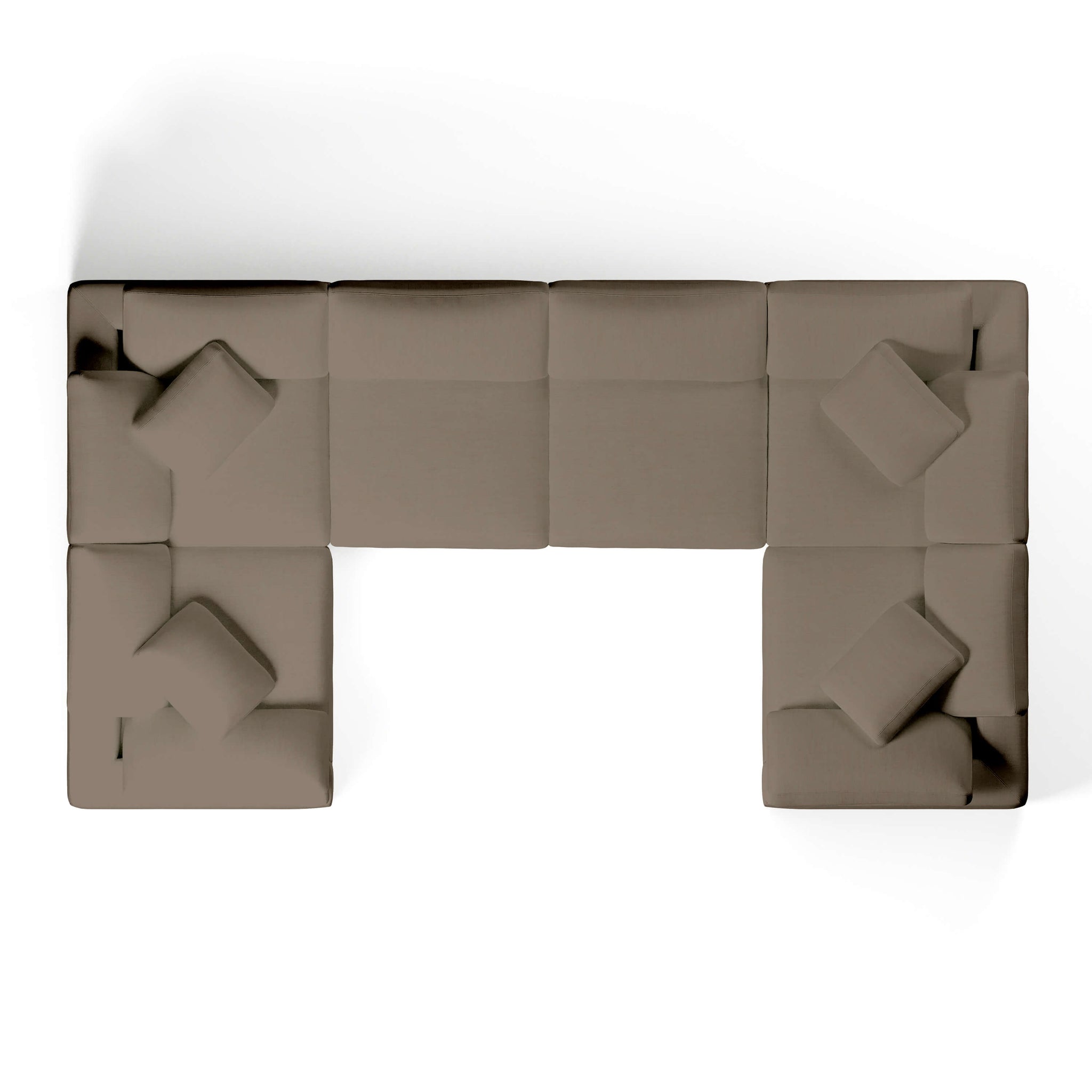 U-Shaped Modular Sofa | Soft Modular Sofa | Couch Haus
