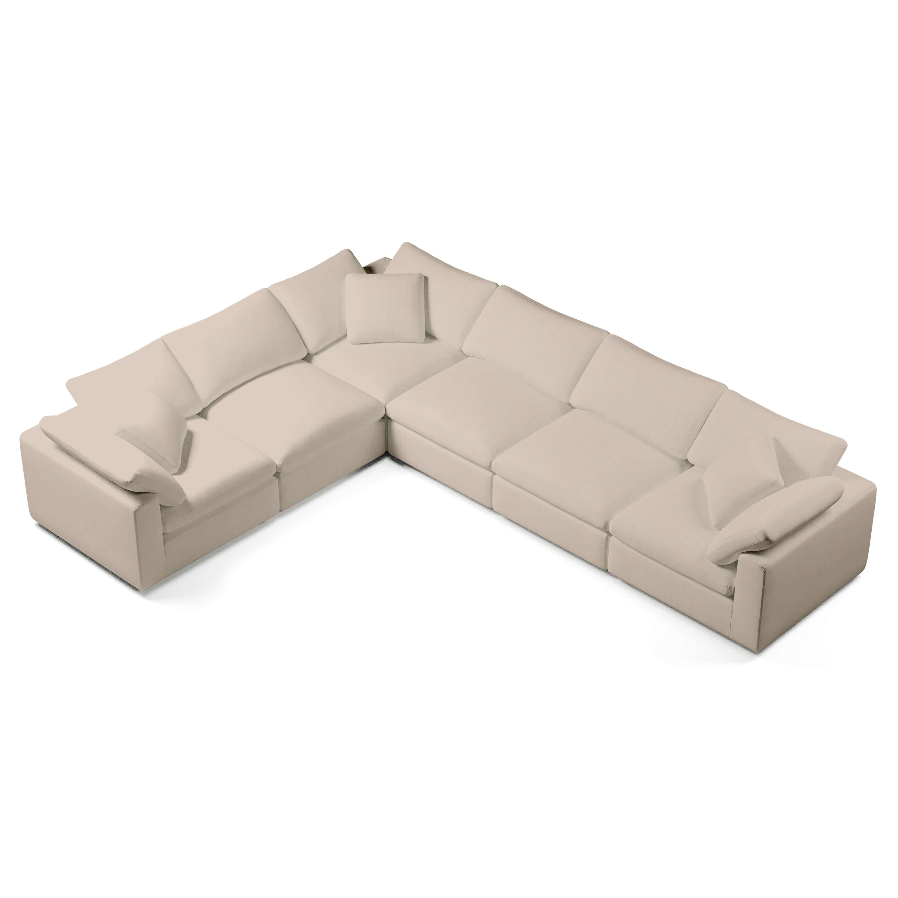 Comfy Modular Sofa - 6-Seater L-Sectional