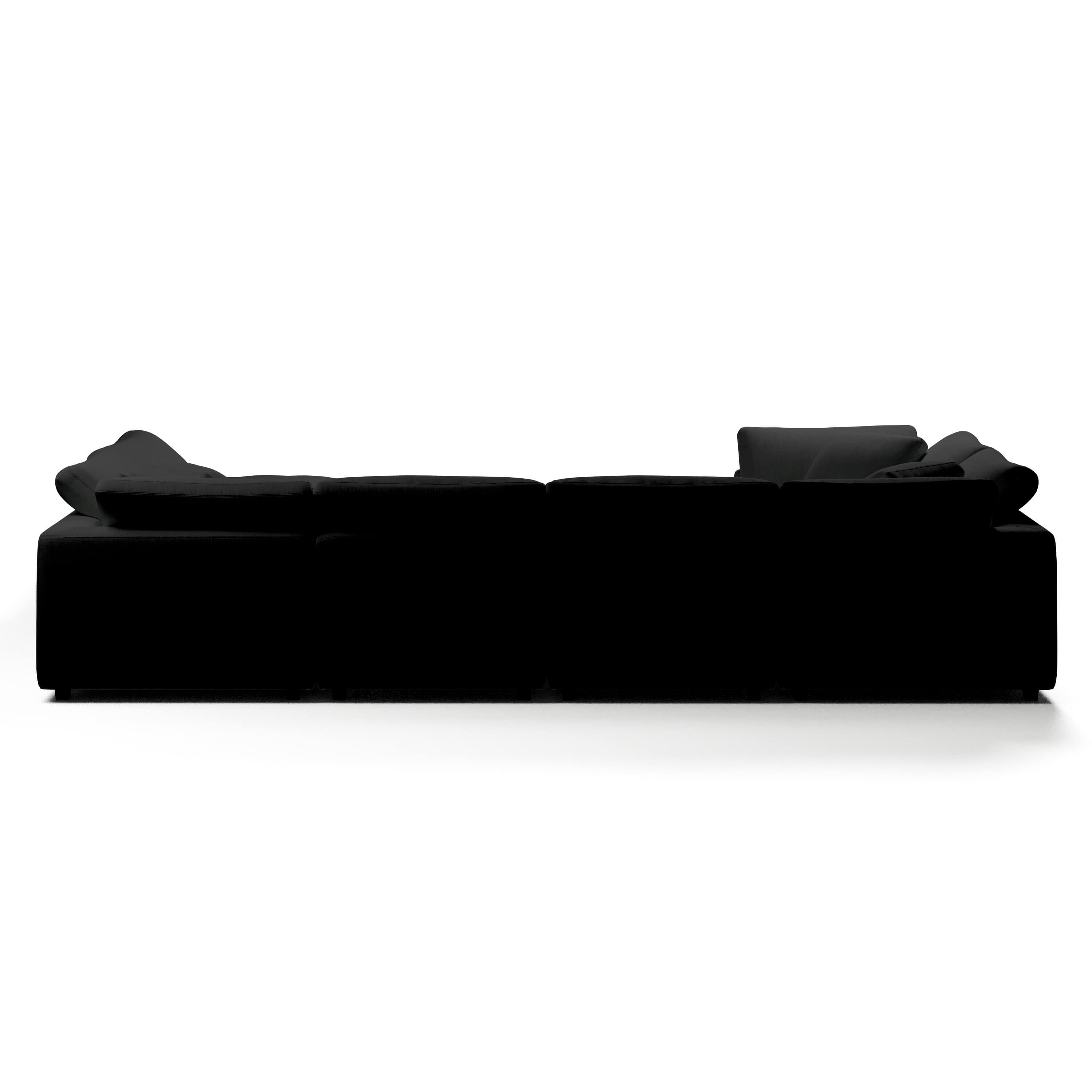 Comfy Modular Sofa - 6-Seater & Ottoman U-Sectional