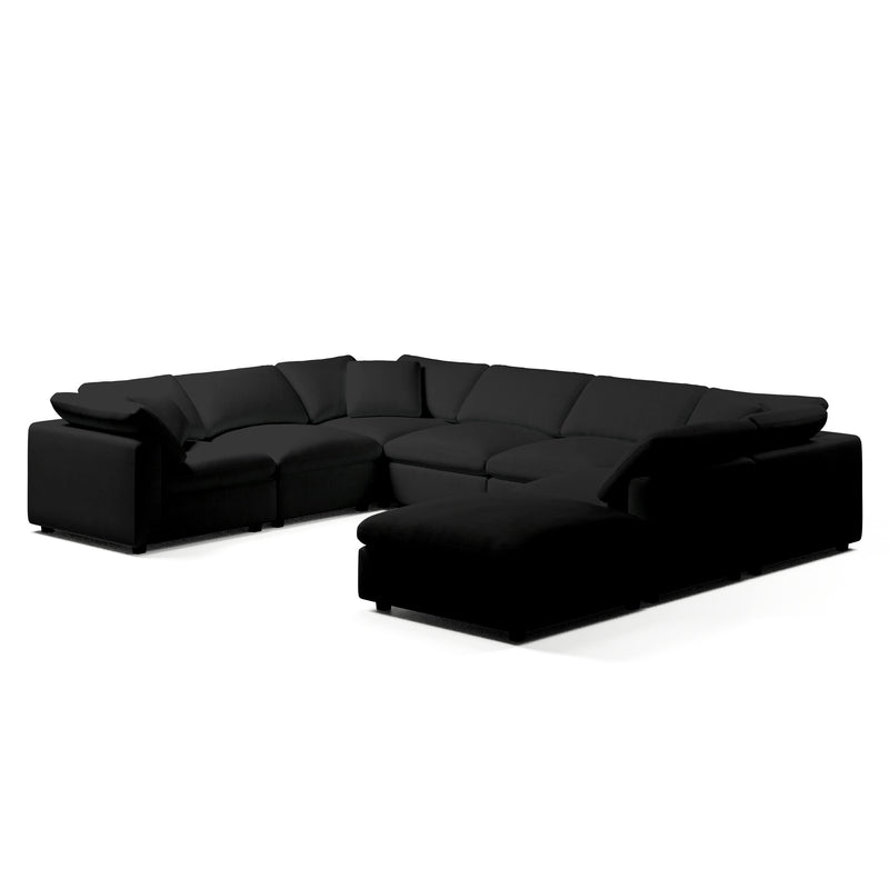 Modular Sofa and Ottoman | U-Sectional Modular Sofa | Couch Haus