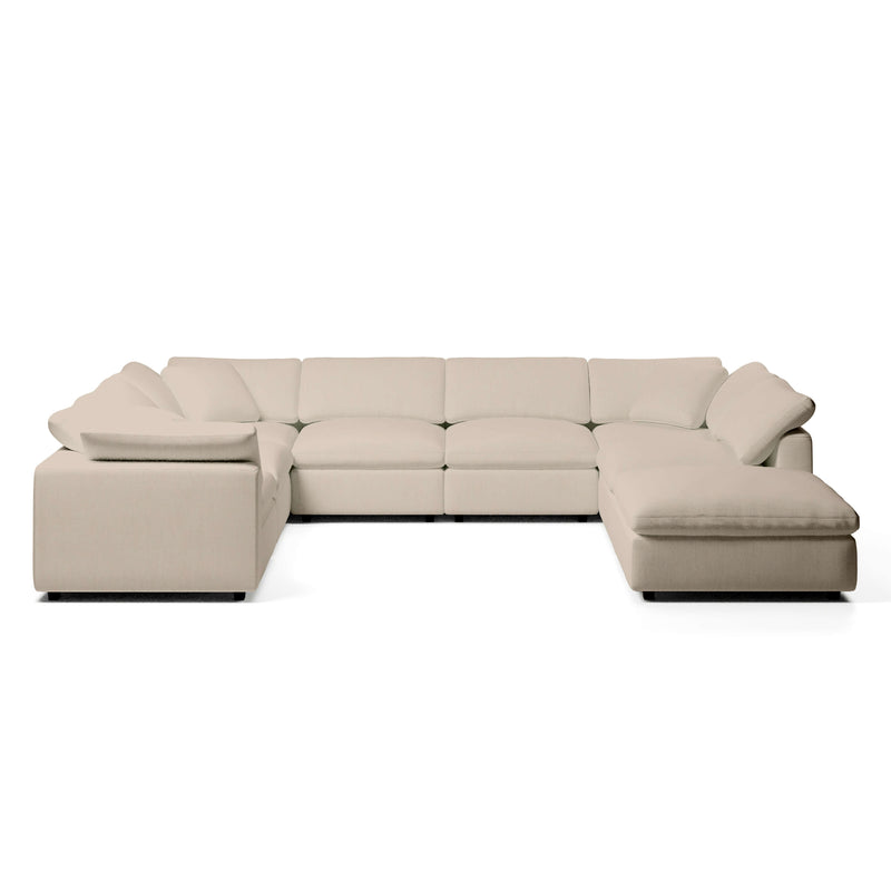 Modular Sofa and Ottoman | U-Sectional Modular Sofa | Couch Haus