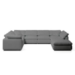 Modular Sofa and Ottoman | U-Sectional Modular Sofa | Couch Haus