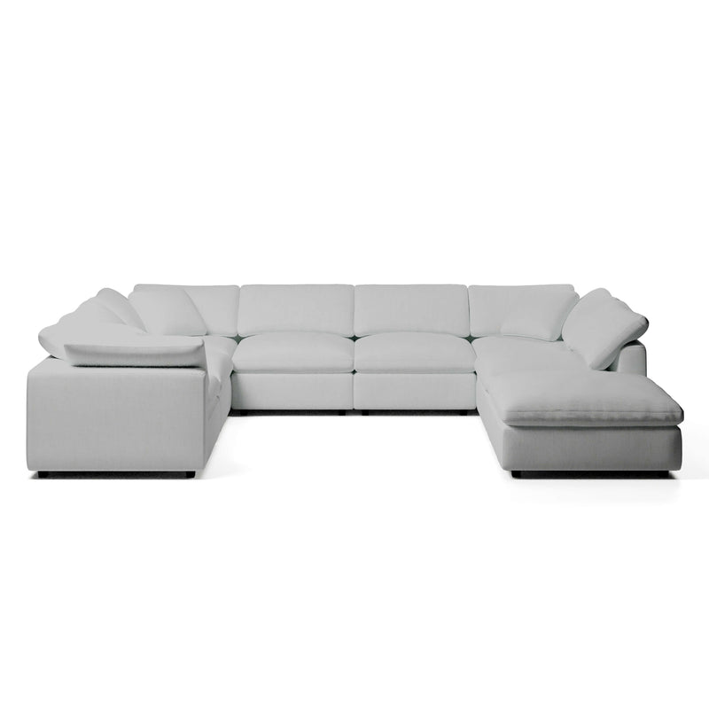 Modular Sofa and Ottoman | U-Sectional Modular Sofa | Couch Haus