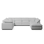 Modular Sofa and Ottoman | U-Sectional Modular Sofa | Couch Haus