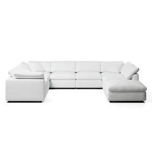 Modular Sofa and Ottoman | U-Sectional Modular Sofa | Couch Haus