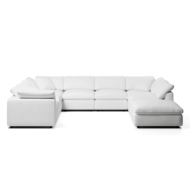 Modular Sofa and Ottoman | U-Sectional Modular Sofa | Couch Haus