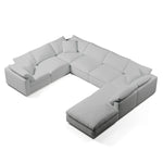 Modular Sofa and Ottoman | U-Sectional Modular Sofa | Couch Haus