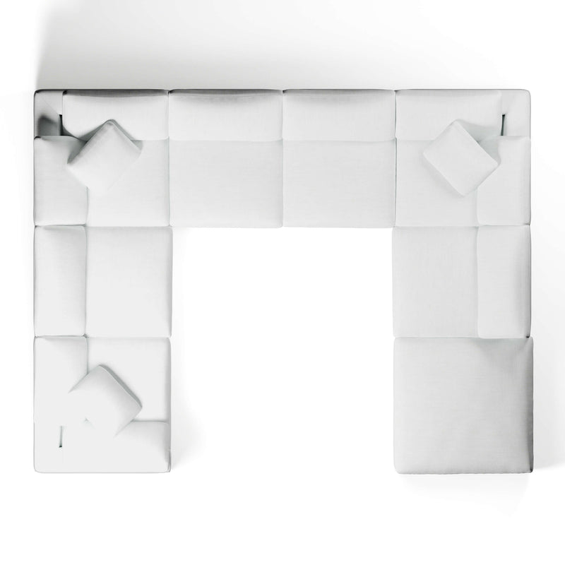 Modular Sofa and Ottoman | U-Sectional Modular Sofa | Couch Haus