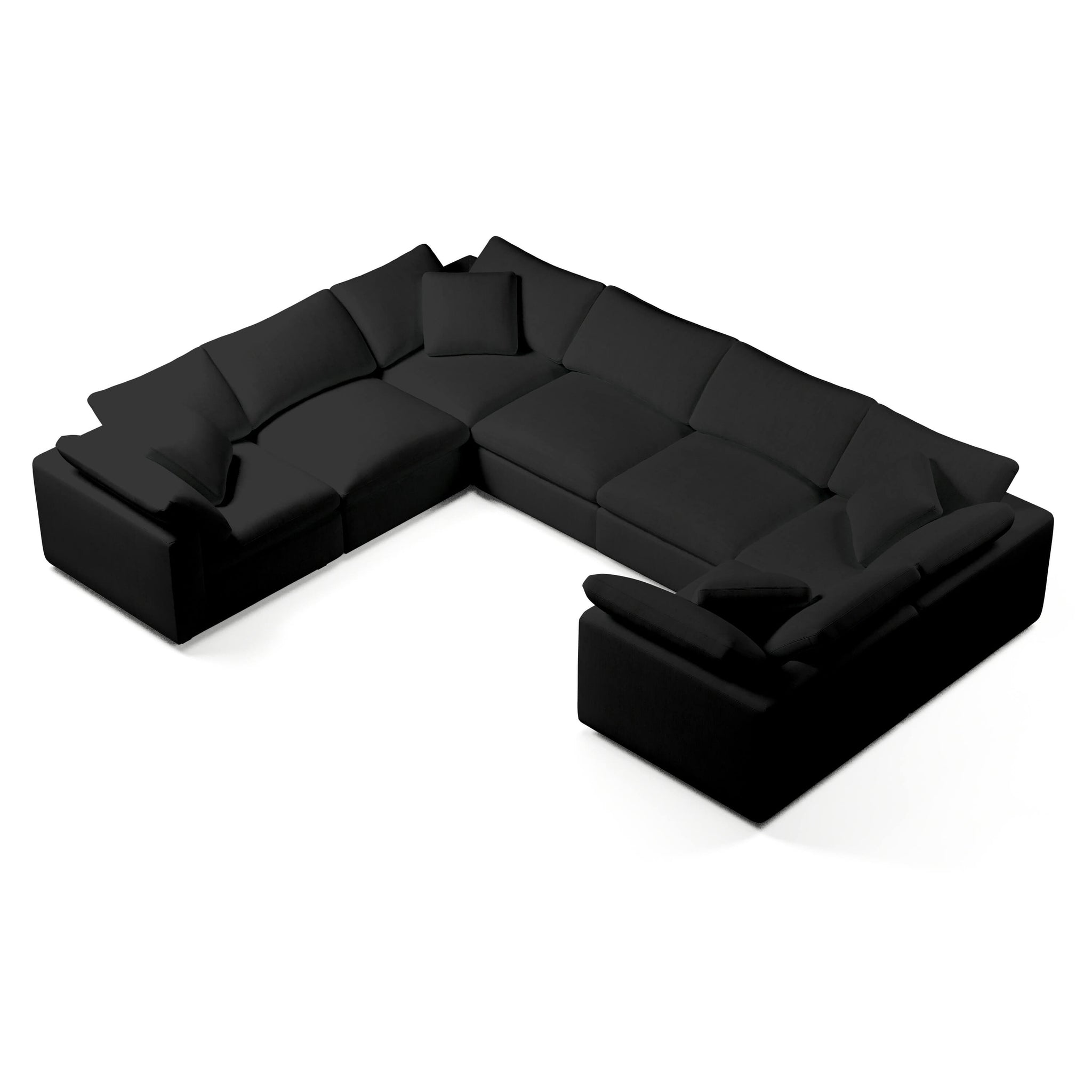 Comfy Modular Sofa - 7-Seater U-Sectional