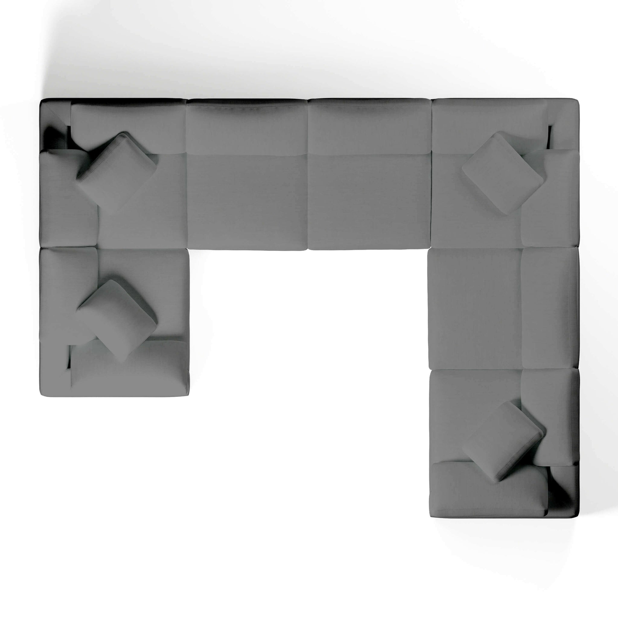 Comfy Modular Sofa - 7-Seater U-Sectional